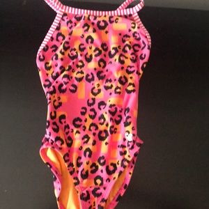 Girls size 8 Dolfin one piece swimsuit